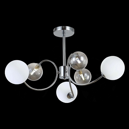 Светильник потолочный Хром/Белый, Дымчатый G9 LED 6*5W SLE220912-06 - фото