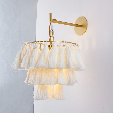 Настенный Светильник Tassel Wall Бежевый Imperiumloft 141055-26 - фото
