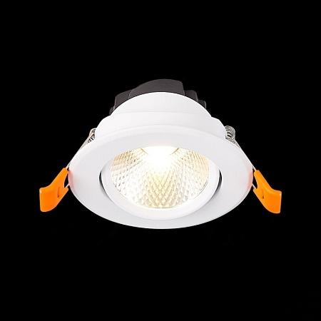 Св-к встр. Белый LED 1*8W 4000K 640Lm Ra80 36° IP20 D86xH50 220-240V ST211.548.08.36 - фото