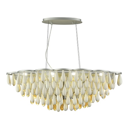 Светильник подвесной ST-Luce Серебристый/Белый, Золотистый E14 8*40W SL1517.103.08 - фото
