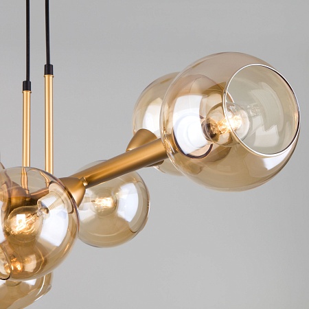 Подвесной светильник Eurosvet 70113/8 янтарный Smart - фото