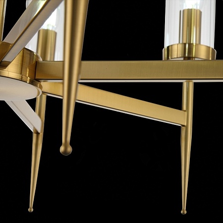 Люстра подвесная ST-Luce Латунь/Латунь, Прозрачный E14 7*60W SL1159.303.07 - фото