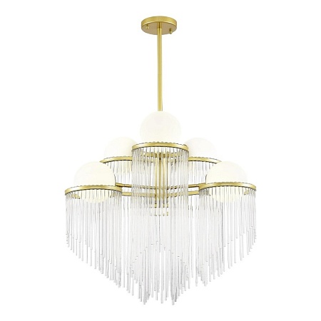 Люстра подвесная ST-Luce Золотистый/Белый E27 6*60W SL1511.203.06 - фото