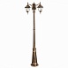 Светильник уличный наземный ST-Luce Бронза/Бронза, Прозрачный E27 3*60W SL082.205.03 - фото