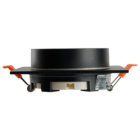 Светильник встраиваемый Feron DL505 потолочный GX53 черный квадрат IP44 - фото