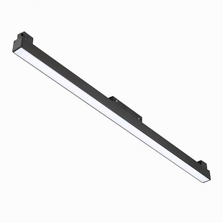 Магнитный трековый светильник Черный LED 1*20W 3000K 1 300Lm Ra>90 120 IP20 L606xW22xH4 ST360.436.20 - фото
