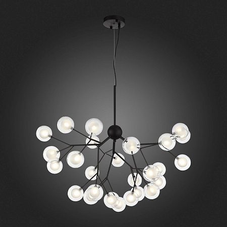 Светильник подвесной ST-Luce Черный/Прозрачный, Белый G4 LED 27*2W SL376.403.27 - фото