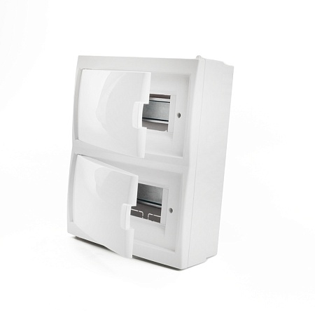 Бокс настенный STEKKER EBX50-3/16-20 16 модулей, белый, пластик, серия Standart - фото