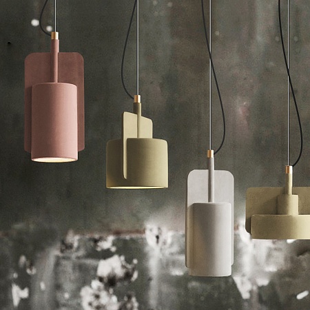 Подвесной Бетонный Светильник Skovl C Терракот Imperiumloft 186772-26 - фото