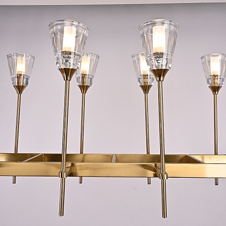 Люстра Torche De Verre Linear Chandelier 12 Imperiumloft 74929-22 - фото