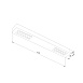 Светильник потолочный светодиодный Tend 16W 4000K черный 25115/LED Elektrostandard - фото