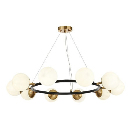 Светильник подвесной Черный, Латунь/Белый E27 10*60W SLE220403-10 - фото