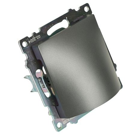 Кабельный вывод (механизм), STEKKER, серия Катрин, графит, GLS00-7116-06 - фото