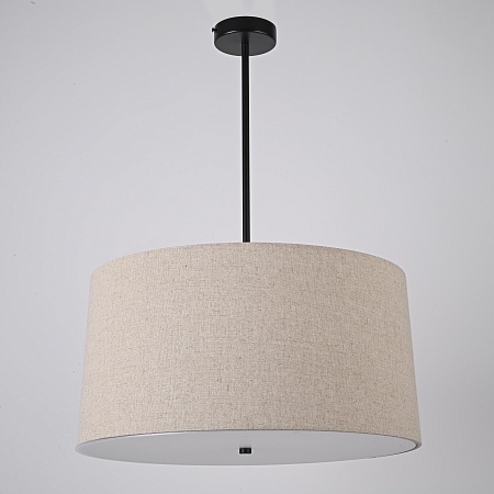 Люстра Rh Round Linen Shade Pendant Imperiumloft 75147-22 - фото