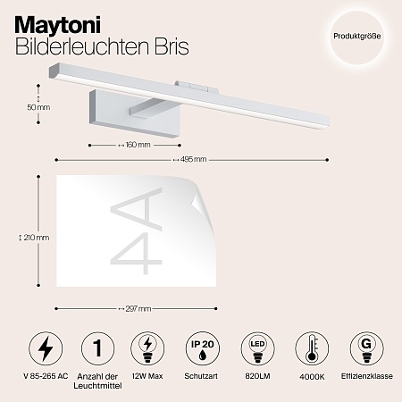 Подсветка Maytoni MIR008WL-L12W4K - фото