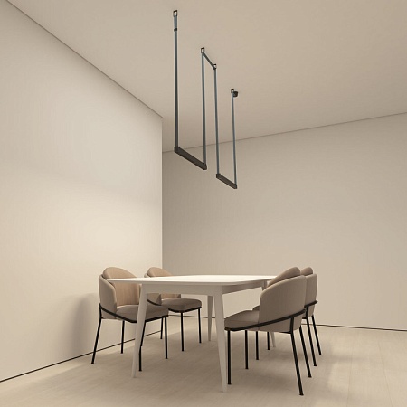 Светильник на шине Denkirs BELTY GRILL DK5572-BK - фото