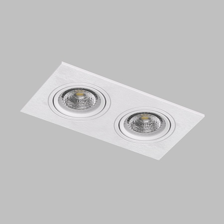 DK3022-WH Встраиваемый светильник, IP 20, 10 Вт, GU5.3, LED, белый, пластик - фото