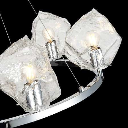 Люстра подвесная ST-Luce Хром/Прозрачный E14 6*40W SL1175.103.06 - фото