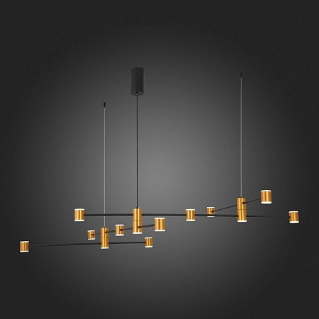 Светильник подвесной ST-Luce Золотистый, Черный/Белый LED 22*3W 3000K SL1596.423.22 - фото