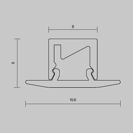 Профиль Led Strip 636021 - фото