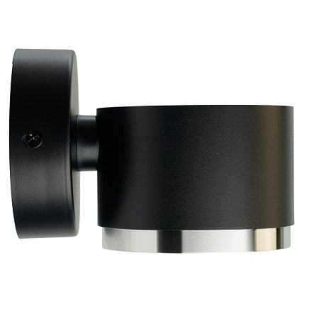 Светильник  настенный Feron HL4598  Barrel DUET 12W, 230V,GX53, черный + хром IP20 - фото