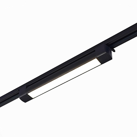 Св-к трек. Черный LED 1*20W 3000K 1 450Lm Ra>90 120° IP20 L387xW49xH54 170-240V ST368.436.20 - фото