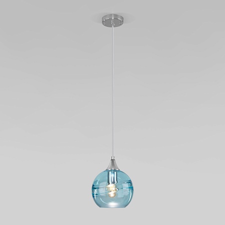 Подвесной акцентный светильник Eurosvet 50221/1 голубой - фото