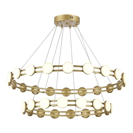 Светильник подвесной ST-Luce золотистый/белый LED 1*70W 4000K SL6610.203.36 - фото