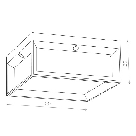 Светильник уличный потолочный ST-Luce Черный/Белый LED 1*12W 3000K SL077.402.01 - фото