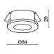 Встраиваемый светильник Technical DL083-01-GU10-RD-B - фото