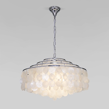 Подвесной светильник Eurosvet 3535/6 хром / перламутр - фото