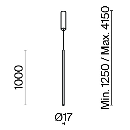 Подвесной светильник Maytoni MOD246PL-L24BK1 - фото