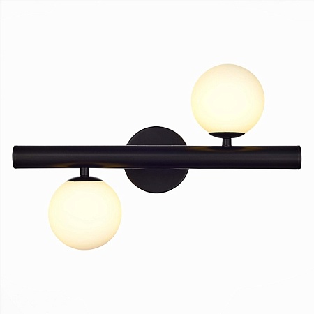 Бра ST-Luce Черный/Белый G9 2*5W SL1185.401.02 - фото