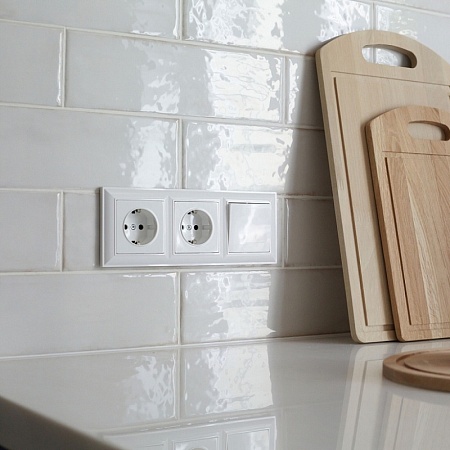 Рамка на 3 поста (белый) W0032201 - фото