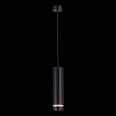 Светильник подвесной Черный LED 1*12W 3000K 936Lm Ra&gt;90 120° IP20 D80xH300 165-265V ST115.433.12