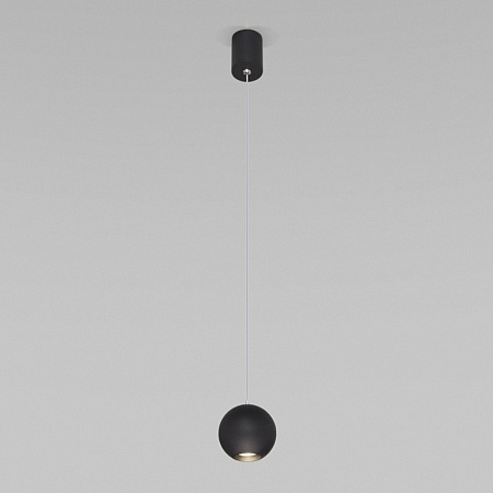 Подвесной светодиодный светильник 50215/1 LED черный - фото