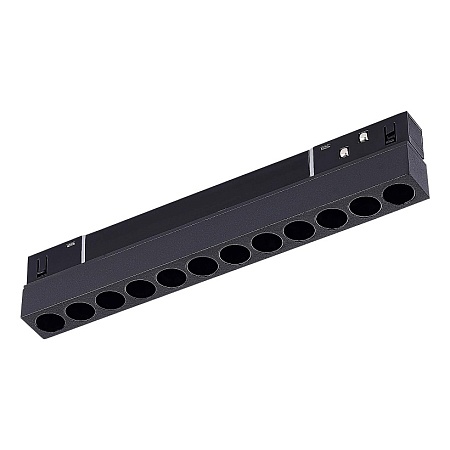 Магнитный трековый светильник Черный LED 1*12W 3000K 550Lm Ra>90 36° IP20 L220xW22xH44 ST806.436.12 - фото