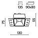 Встраиваемый светильник Technical DL051-01-GU10-SQ-W - фото