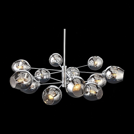 Светильник подвесной ST-Luce Хром/Дымчатый E14 12*40W SL1500.103.12 - фото