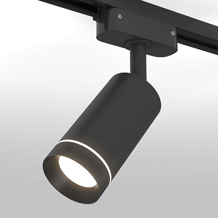 Трековый светодиодный светильник для однофазного шинопровода Glory черный 7W 4200K (1 шт.) LTB39 Elektrostandard - фото