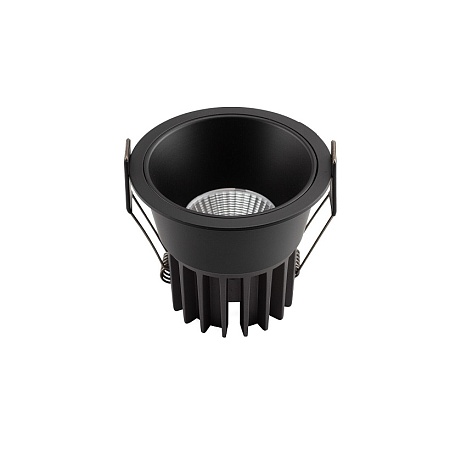 DK4400-BK Встраиваемый светильник, IP 20, 7 Вт, LED 3000, черный, алюминий - фото