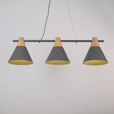 Реечный Подвесной Светильник Next Gray Imperiumloft 191620-26 - фото