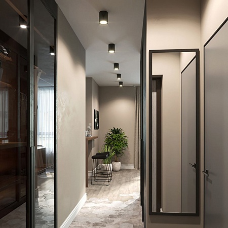 Светильник потолочный Feron HL353 12W, 230V, GX53, хром - фото