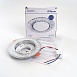 Светильник встраиваемый с белой LED подсветкой Feron CD4021 потолочный GX53 без лампы прозрачный - фото