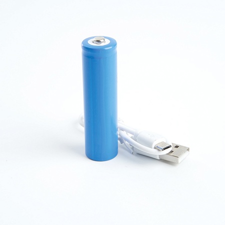 Фонарь налобный Feron TH2309 с аккумулятором USB 1*18650, 3W+2W XPE+COB IP44, пластик - фото