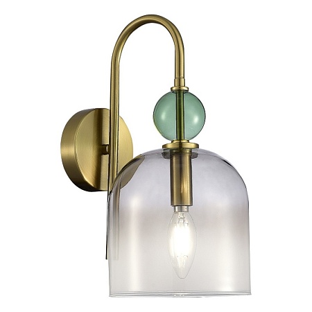 Бра ST-Luce Золотистый/Дымчатый E14 1*40W SL2000.211.01 - фото