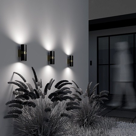 Настенный светильник (бра) Outdoor Bowery O582WL-02B - фото