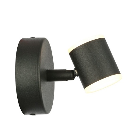 Светильник настенный ST-Luce Черный/Белый LED 1*6W 3000K SL1597.401.01 - фото