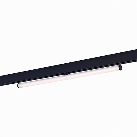 Магнитный трековый светильник Черный LED 1*10W 4000K 1 100Lm Ra>90 120° IP20 L604xW28xH ST803.446.10 - фото
