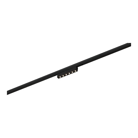 Магнитный трековый светильник Черный LED 1*5W 3000K 220Lm Ra>90 IP20 L100xW10xH18 24V ST666.436.05 - фото